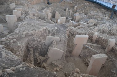 Göbeklitepe veya Potbelly Hill Neolitik arkeoloji alanı tarih öncesi arkeoloji