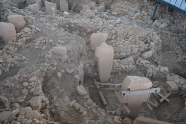 Göbeklitepe veya Potbelly Hill Neolitik arkeoloji alanı tarih öncesi arkeoloji