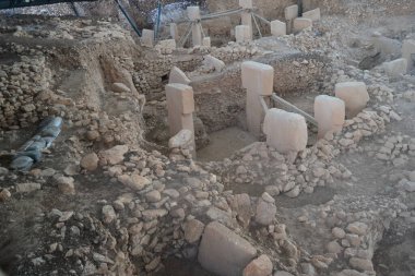 Göbeklitepe veya Potbelly Hill Neolitik arkeoloji alanı tarih öncesi arkeoloji