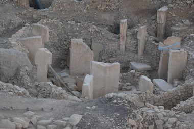 Göbeklitepe veya Potbelly Hill Neolitik arkeoloji alanı tarih öncesi arkeoloji