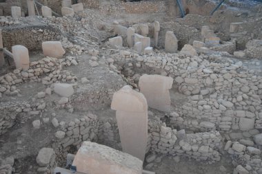 Göbeklitepe veya Potbelly Hill Neolitik arkeoloji alanı tarih öncesi arkeoloji