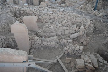 Göbeklitepe veya Potbelly Hill Neolitik arkeoloji alanı tarih öncesi arkeoloji