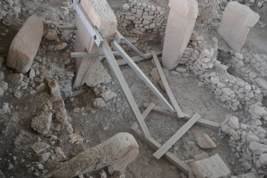 Göbeklitepe veya Potbelly Hill Neolitik arkeoloji alanı tarih öncesi arkeoloji