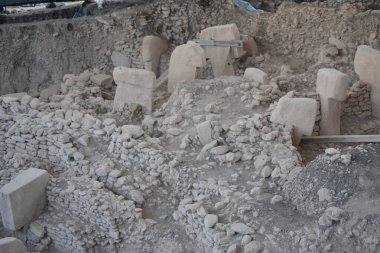 Göbeklitepe veya Potbelly Hill Neolitik arkeoloji alanı tarih öncesi arkeoloji
