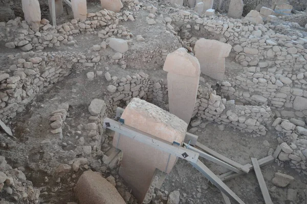 Göbeklitepe veya Potbelly Hill Neolitik arkeoloji alanı tarih öncesi arkeoloji