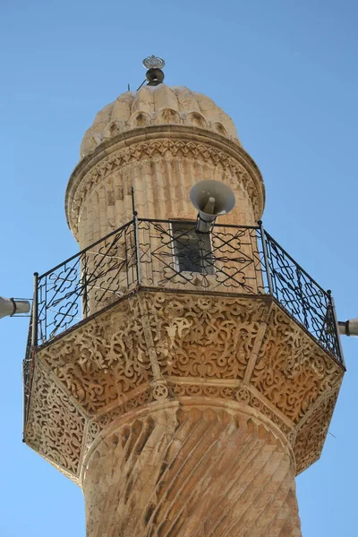 Mardin Stílusú Mecset Minaret Törökországban — Stock Fotó