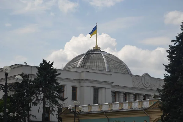 Majdan Nesaleschnosti Der Ukrainischen Hauptstadt Kiew 2021 — Stock fotografie