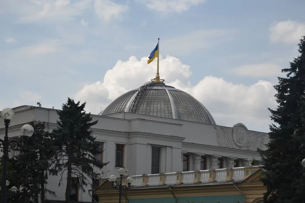 Majdan Nesaleschnosti Der Ukrainischen Hauptstadt Kiew 2021 — Stockfoto