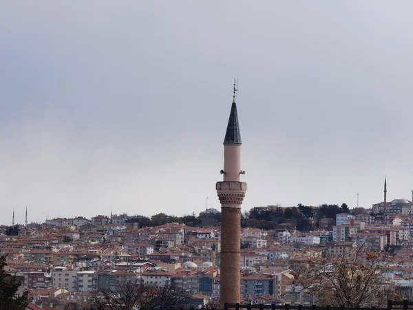 Vue Ankara Avec Château Ankara — Photo