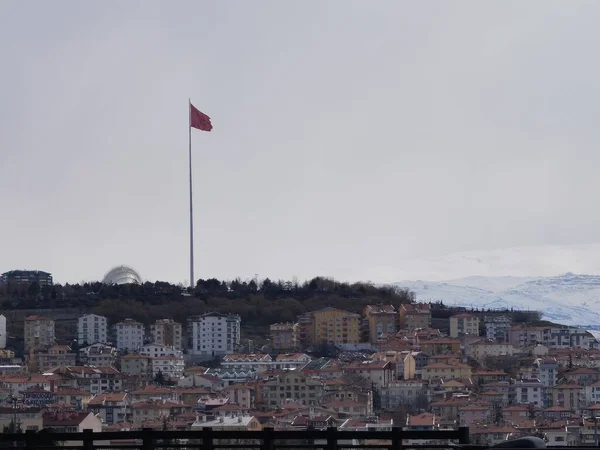 Pohled Ankaru Hradem Ankara — Stock fotografie
