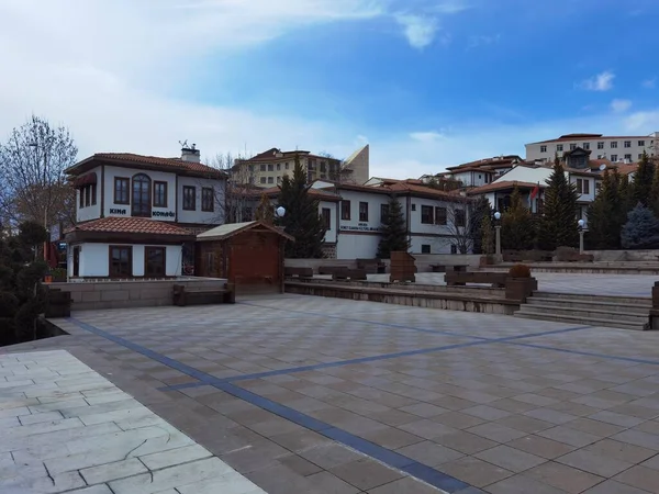 Typical Ankara Houses Modern Restored Very Nice — Stock Photo, Image