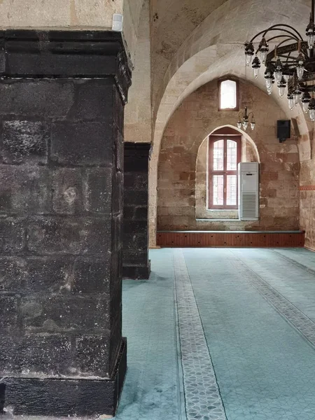 Ancienne Mosquée Dans Salle Prière Gaziantep Vers Fenêtre — Photo