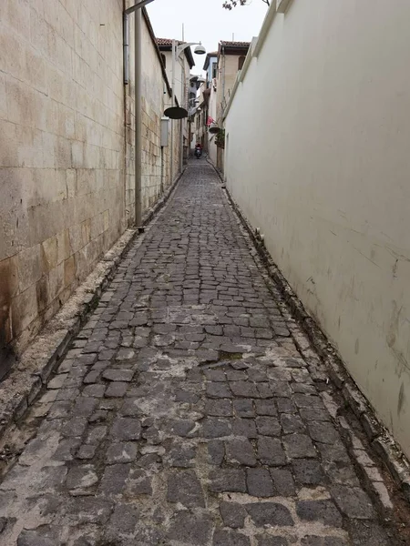 Las Estrechas Calles Del Distrito Bey Gaziantep — Foto de Stock