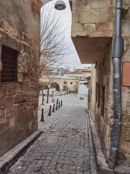 加齐安泰普修道院区狭窄的街道 — 图库照片