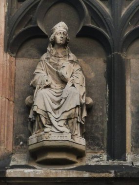 Köln şehrinin minyatür koruyucu azizleri.