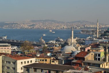 Boğazın üstünden güzel bir manzara.
