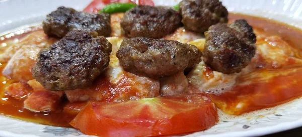 Eskisehir 미트볼 Balaban Meatballs 맛있는 — 스톡 사진