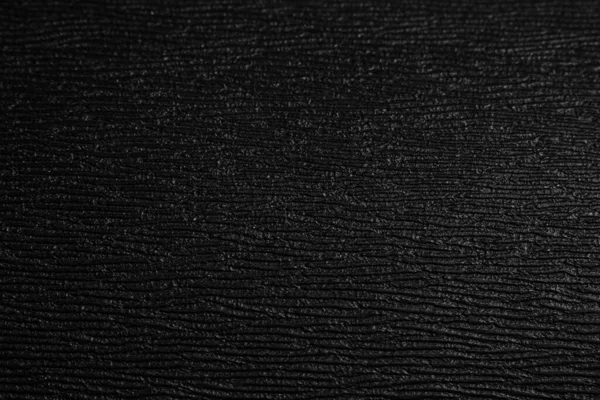 Schwarze Grobe Textur Schwarzer Kunststoffhintergrund — Stockfoto