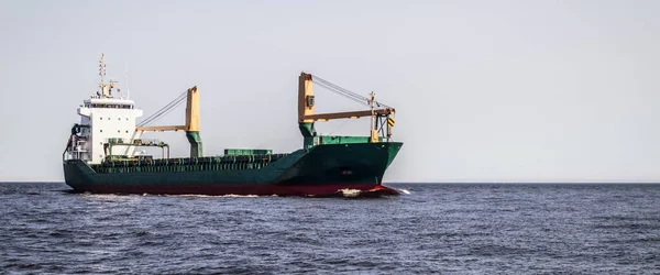 Nave Carico Galleggiante Mare Trasporto Merci Mare — Foto Stock