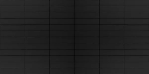 Textured background of black tiles. Texture with a tile pattern in the dark.