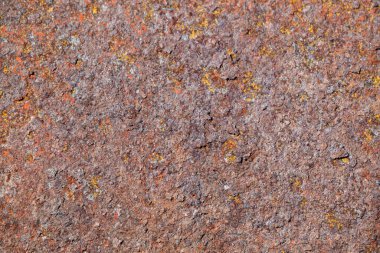 Metal pas dokusu. Paslı metal levhanın arka planı.