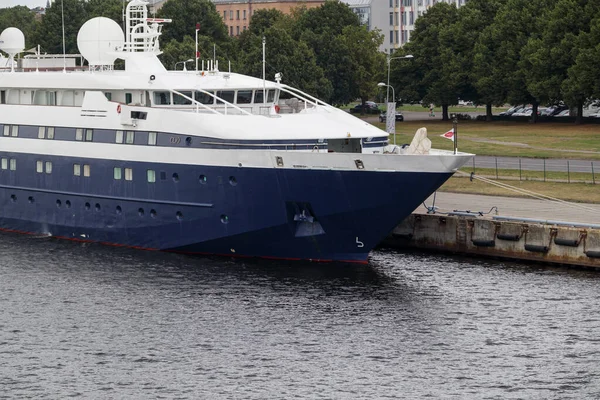 Passenger Cruise Ship Clio Moored Riga Passenger Port Riga Latvia —  Fotos de Stock