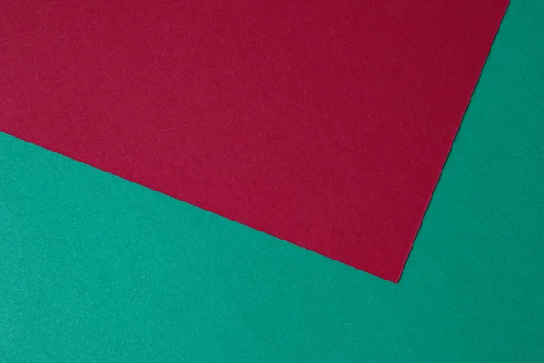 Red and green colored paper texture background. Abstract paper background.