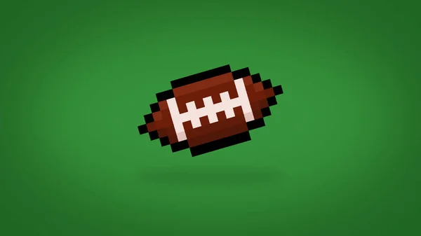 Pixel Bit Американский Футбол Фон Высокие Обои Res — стоковое фото
