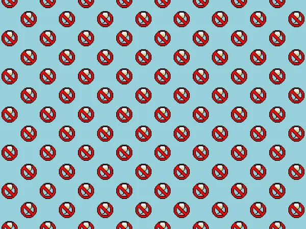 Piksel 8 bit. Şarap içilmez tabelası kuru Ocak arkaplanı - dikişsiz yüksek çözünürlük deseni