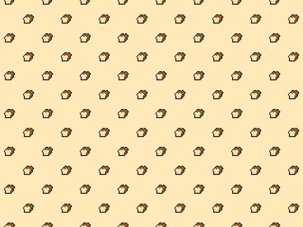 Pixel Bit Loaf Bread Background High Resolution Seamless Pattern — Photo