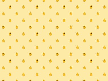 Şirin piksel 8 bit civciv arka planı - yüksek çözünürlüksüz desen