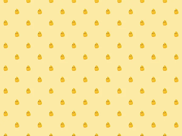 Şirin piksel 8 bit civciv arka planı - yüksek çözünürlüksüz desen