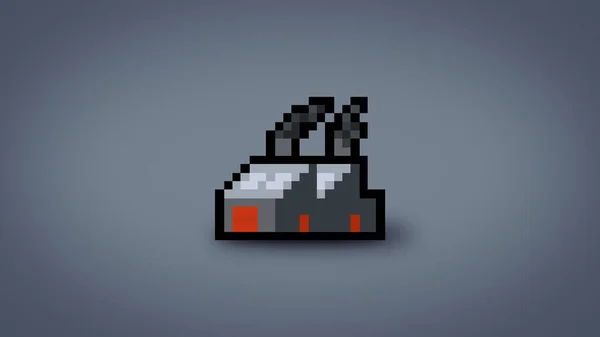 Pixel Bit Tovární Pozadí Vysoké Rozlišení Tapety — Stock fotografie