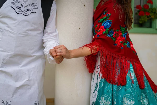 Traditioneller Baskischer Tanz Auf Einem Volksfest — Stockfoto