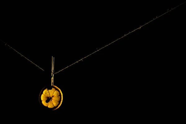 Lemon Hanging String — Foto de Stock