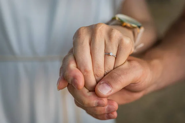 Bride Groom Hand —  Fotos de Stock