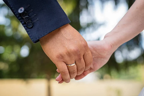 Bride Groom Hand — Stock fotografie