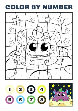 Yazdırmaya hazır numaradan Şirin Canavar rengi