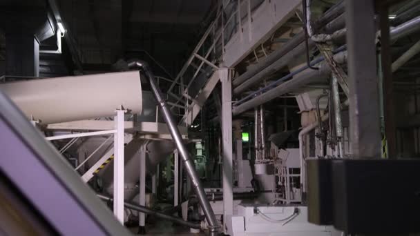 Apparatuur Werkplaats Van Een Zoetwarenfabriek Industriële Voedselproductie Productieoven Bakkerij — Stockvideo
