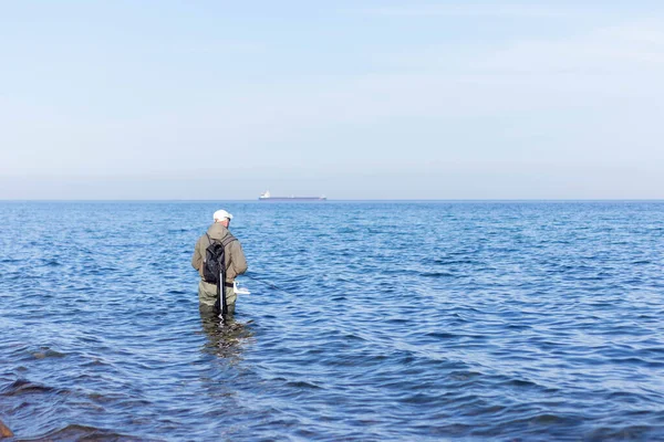 Baltık Denizi Ndeki Balıkçı — Stok fotoğraf