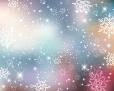 Kar taneli hafif ve bulanık arkaplan