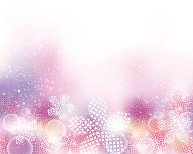 Kiraz çiçeği siluetinin arka planı