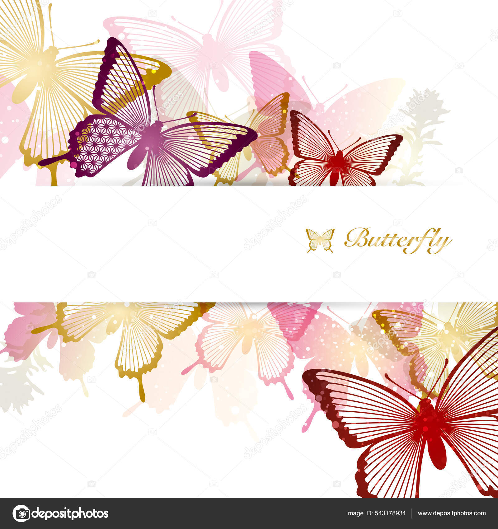 蝴蝶的背景图图库矢量图©MisaoN 543178934