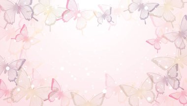 Kelebek siluetinin arkaplanı 