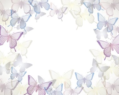 Kelebek siluetinin arkaplanı 