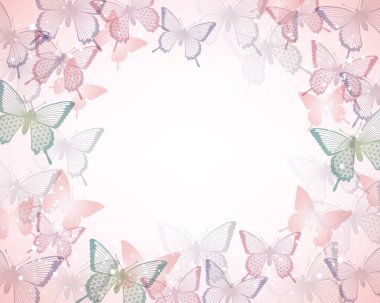 Kelebek siluetinin arkaplanı 