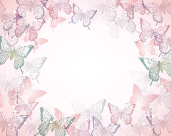 Kelebek siluetinin arkaplanı 