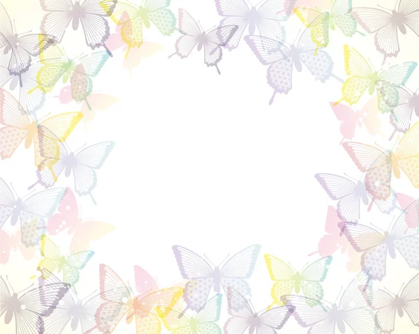 Kelebek siluetinin arkaplanı 