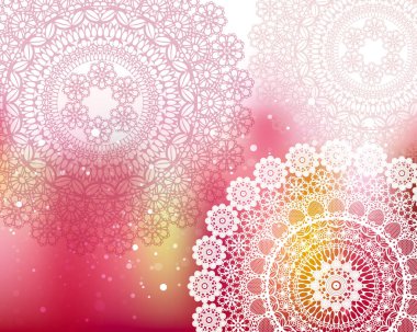 Dantel deseni ve gradyan arkaplan