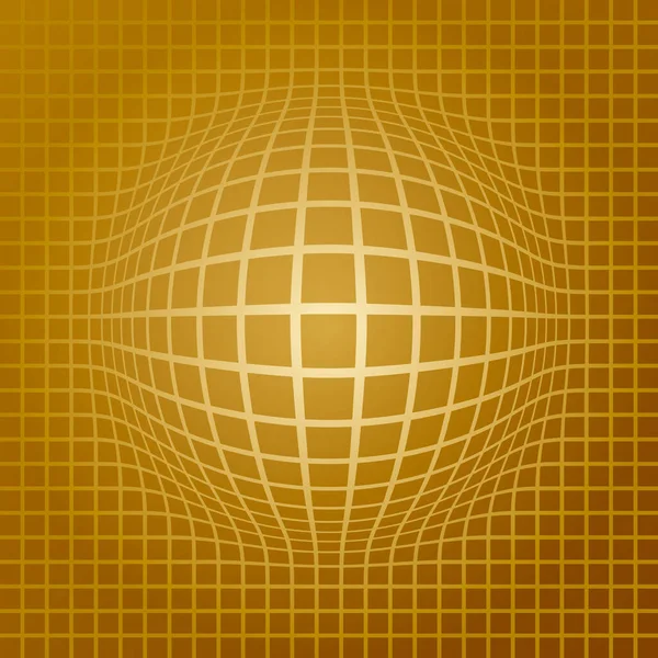 Background Golden Geometric Pattern — Vettoriale Stock